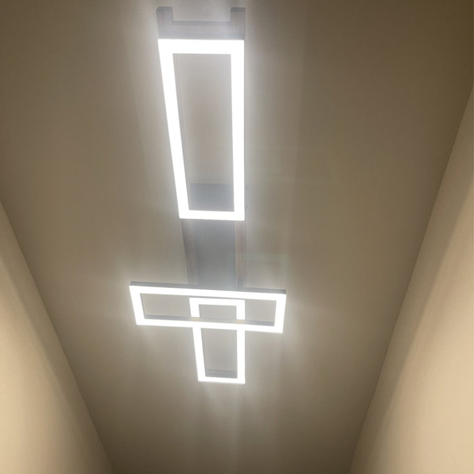 Ivy Bronx Chevee 3 - Light Matte Black 39.4